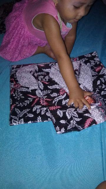 Maura Couple - Sania Ruffle Batik Couple Ori Ndoro Jowi Dnt Garansi