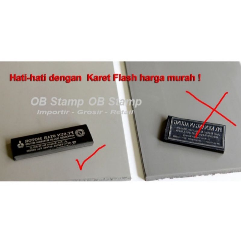 

RB Karet Stempel Flash 33cm x 15cm x 7mm