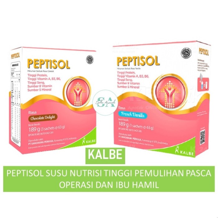 

Peptisol 189 gram - Susu nutrisi tinggi protein- ibu hamil-pasca opera