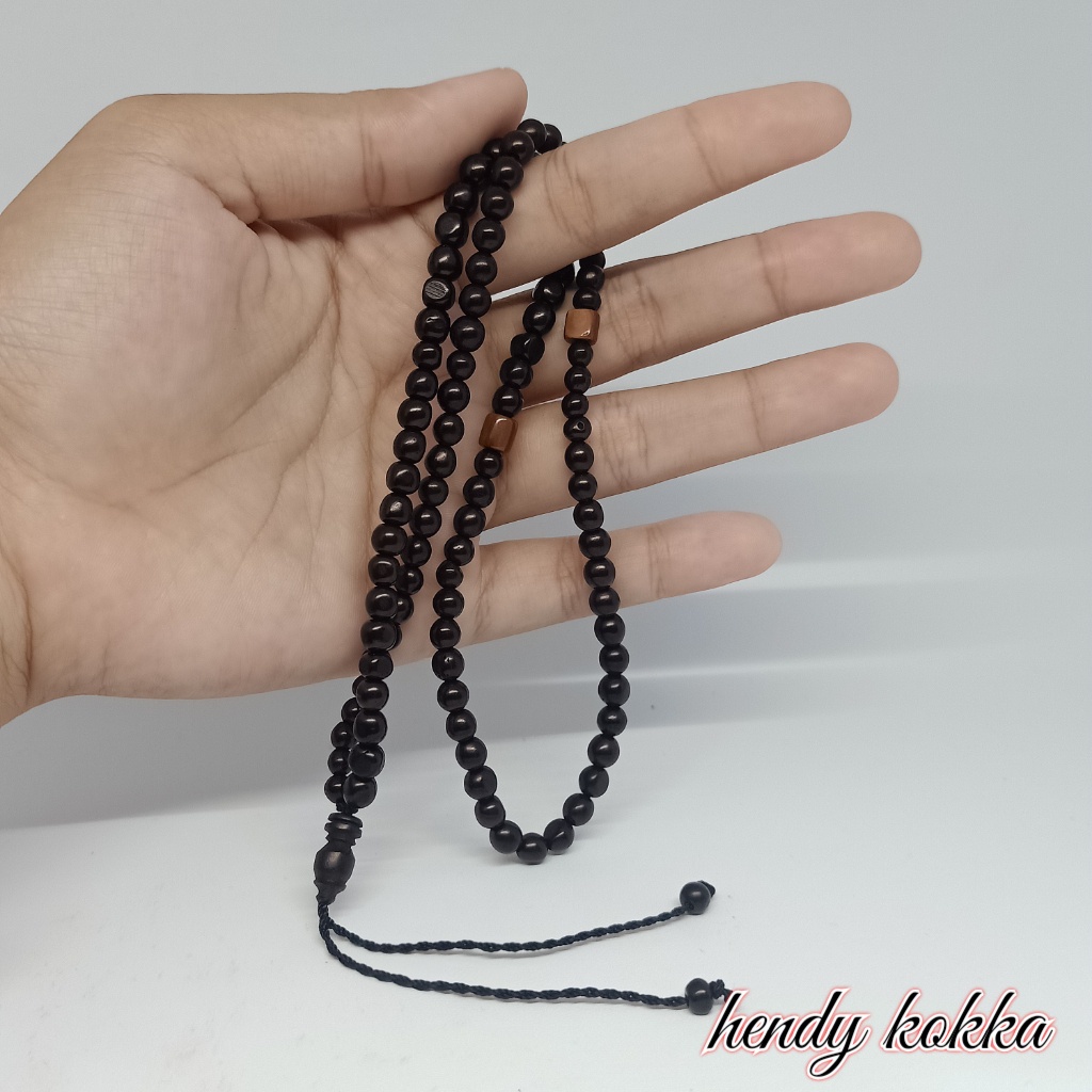 10pcs kalung tasbih kokka kaukah kaokah bulat merica HTM