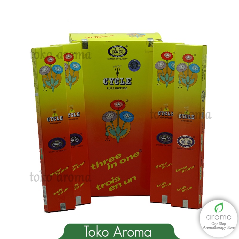 Dupa India (Aromaterapi) Long Recta - Cycle Three in One | Pack