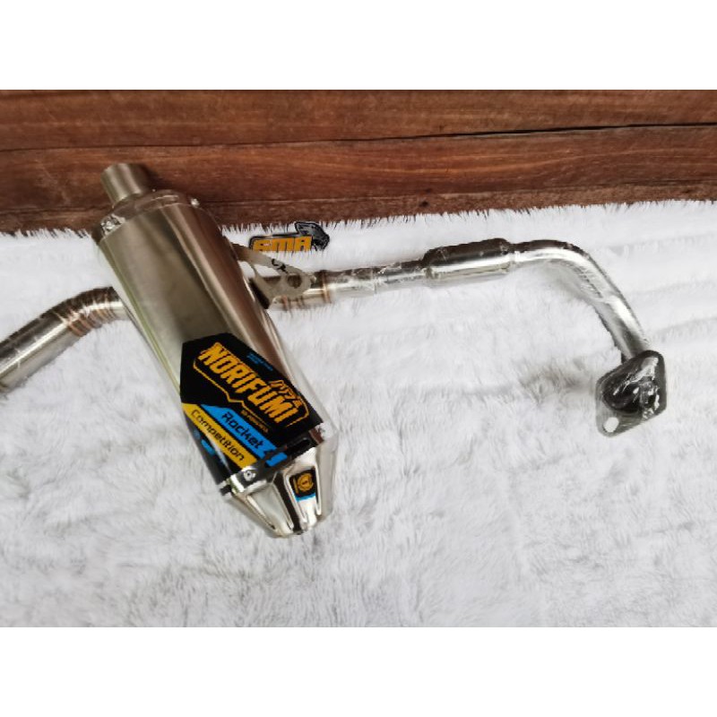 Knalpot Norifumi Rocket 4 Kompetisi Yamaha WR 155