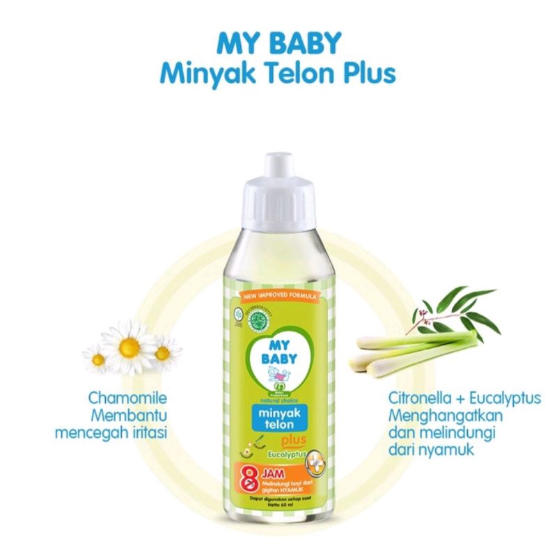 My Baby Minyak Telon Plus 60ml