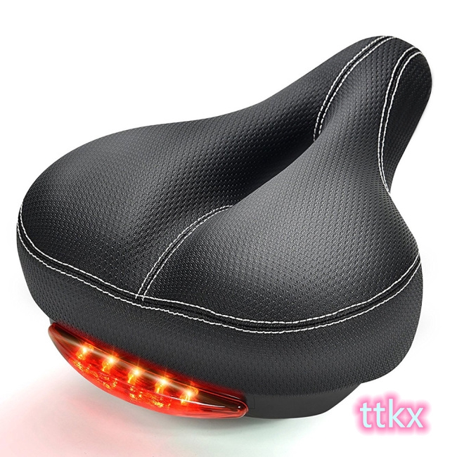 wide bike seat cushion