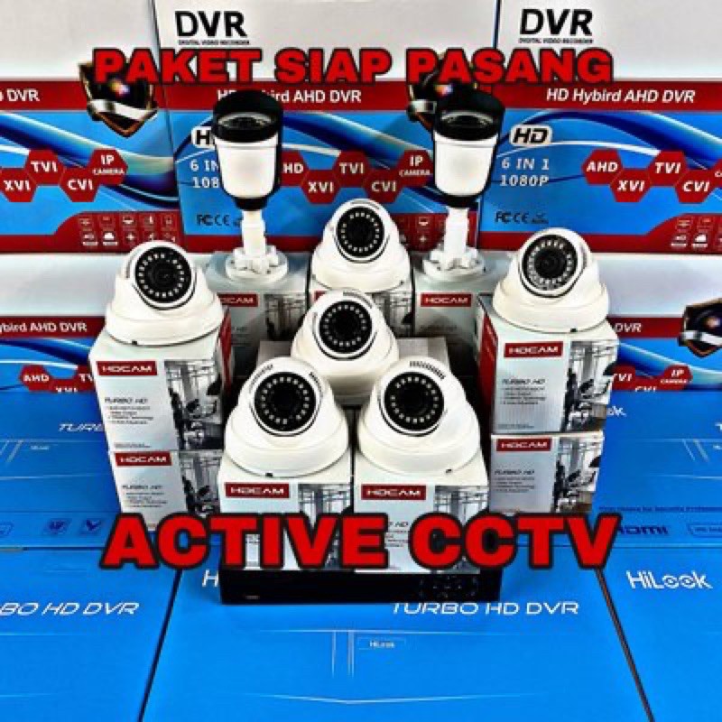 promo paket cctv 8 camera 3mp siap pasang komplit