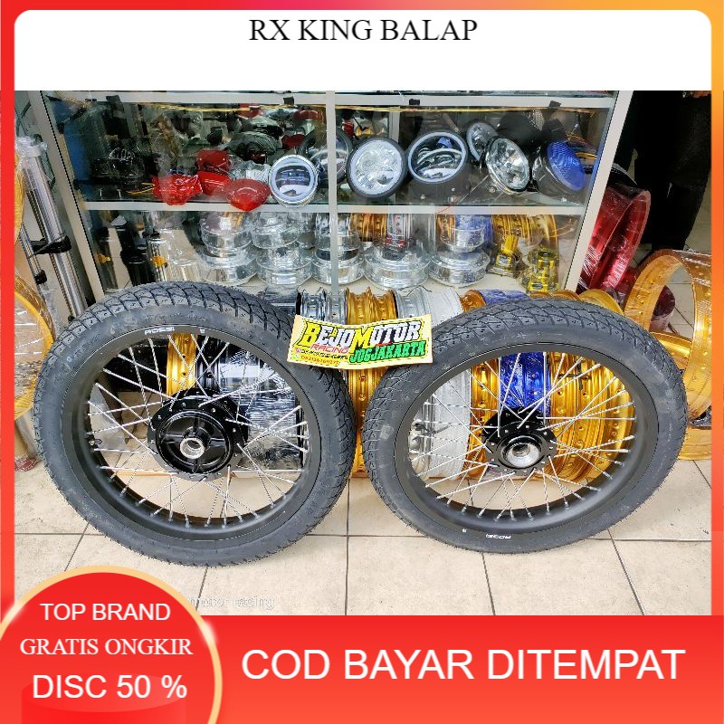 ban set RX KING tapak lebar ring 18