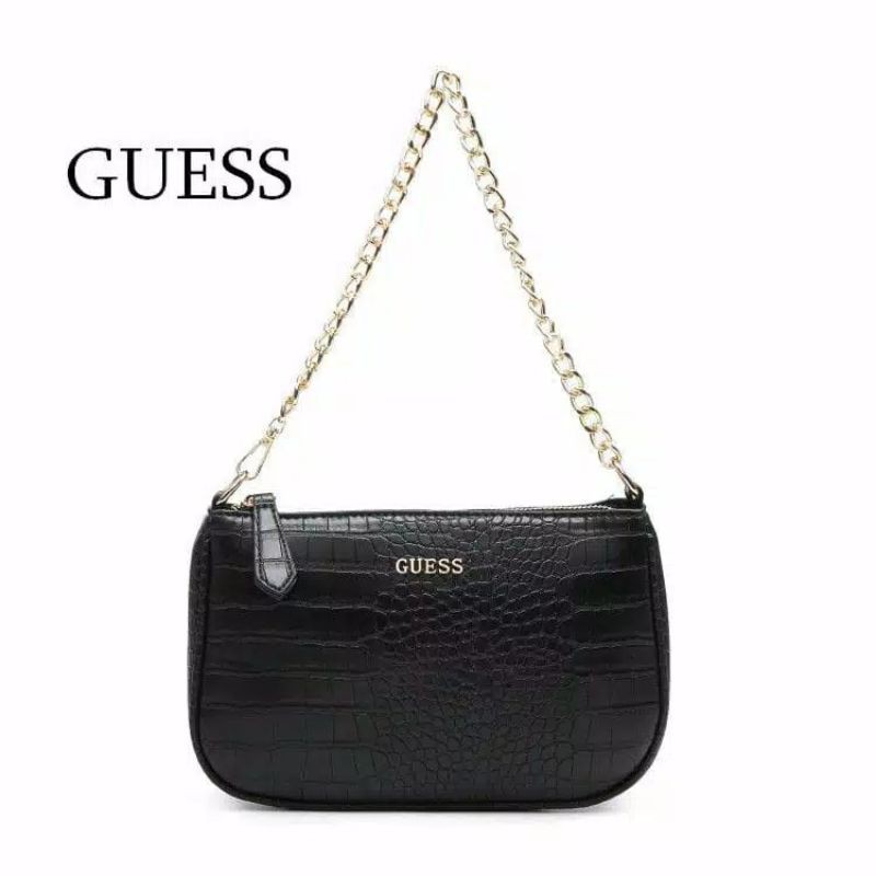 SHOULDER BAGS GUESS MINI CROCO TRENDY FASHIONABLE IMPORT # 51852