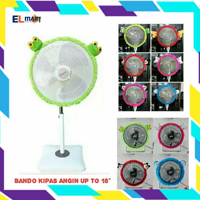 Bando Kipas Angin Karakter Bulu Boneka Karet Flexible Up To 18 inch