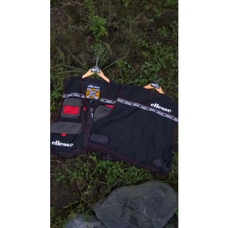 Ellesse Vest Vintage Multipocket sz M