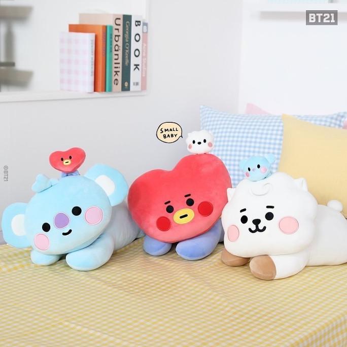 OFFICIAL BT21 BABY MY LITTLE BUDDY DOLL BONEKA BT21 CUSHION BABY LYING *****Terbaru******