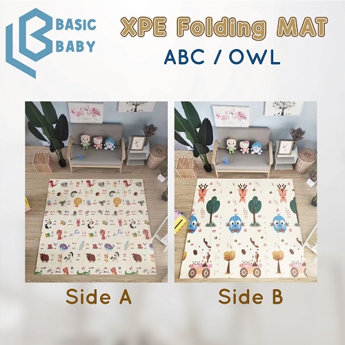 BASIC BABY XPE FOLDING PLAYMAT MAINAN BAYI/ MATRAS/KARPET BERMAIN ANAK / karpet lipat / mugu / mooimom / karpet anak