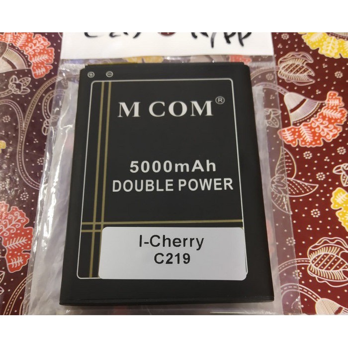 Battery Batre Baterai Double Power Mcom i-Cherry iCherry C219