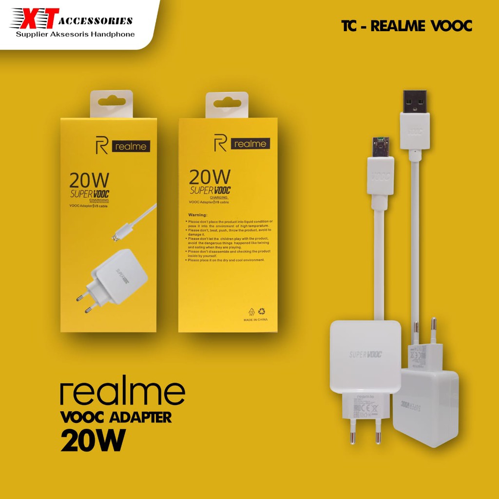 CHARGER ORIGINAL REALME VOOC