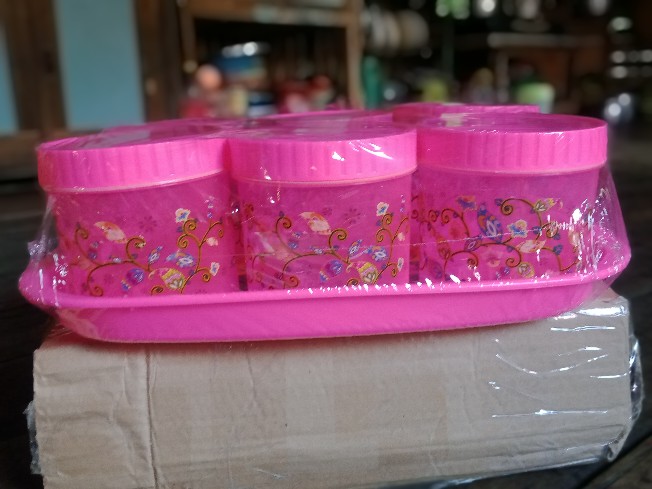 Bg04 Toples Calista Tonam Set 7 In 1 Wadah Kue Lebaran