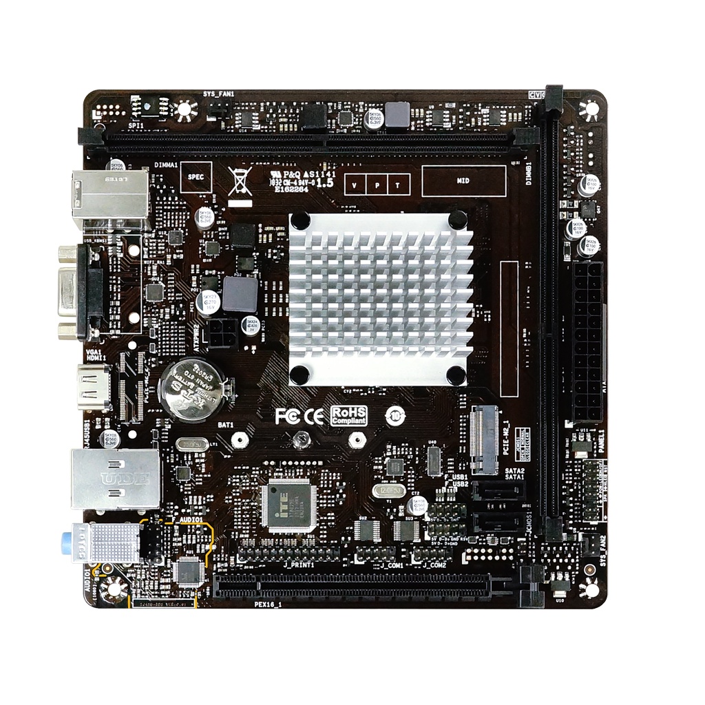 BIOSTAR Motherboard J4125NHU Intel J4125 LGA CPU onboard DDR4