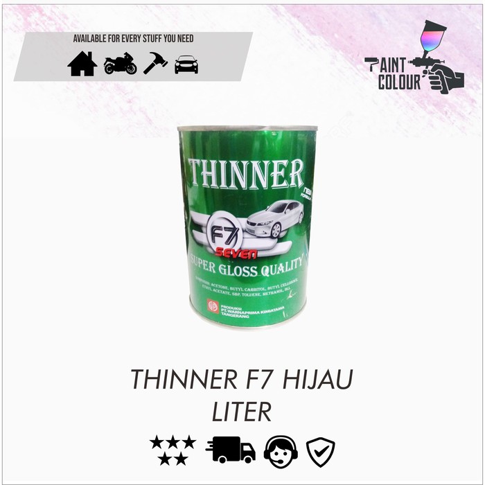 Thinner F7 Super Gloss Ukuran 1 Liter Pengencer Cat