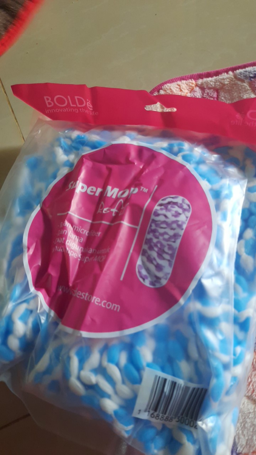 Na Bolde Refill Super Mop / Kain Super Mop Microfiber