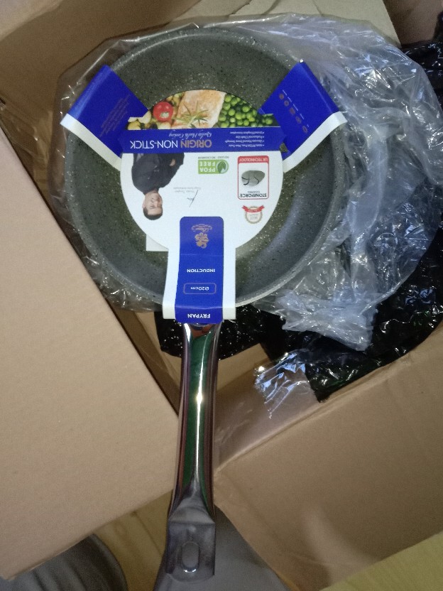 Bima Origin Non Stick Frypan 20 Cm,stoneforce Coating,induction,inox Premium