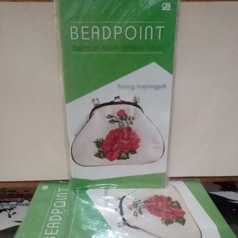 Buku Ketrampilan - BEADPOINT Sulaman Kristik dengan Payet