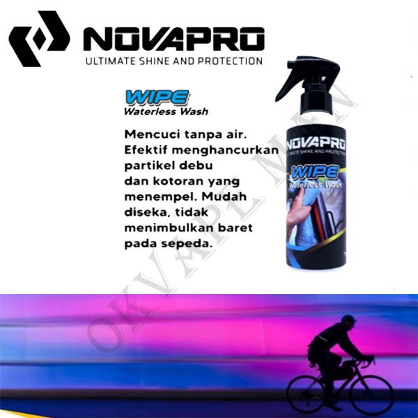 NOVAPRO WIPE 250ml Cuci Sepeda Tanpa Air Pembersih Bike