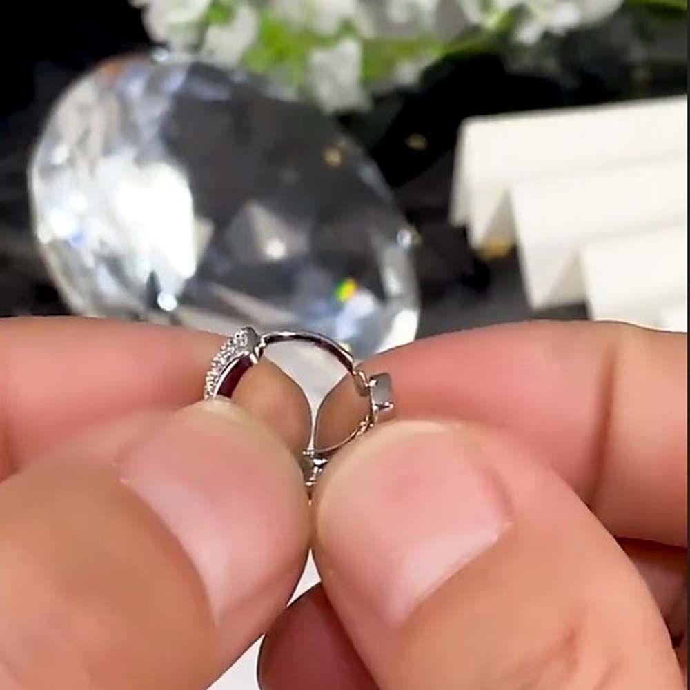 Mxbeauty Anting Hoop Harian Wearable Pria Wanita Sederhana Zirconia Warna Emas Geometris Perhiasan Telinga Berlian Imitasi Gaya Korea