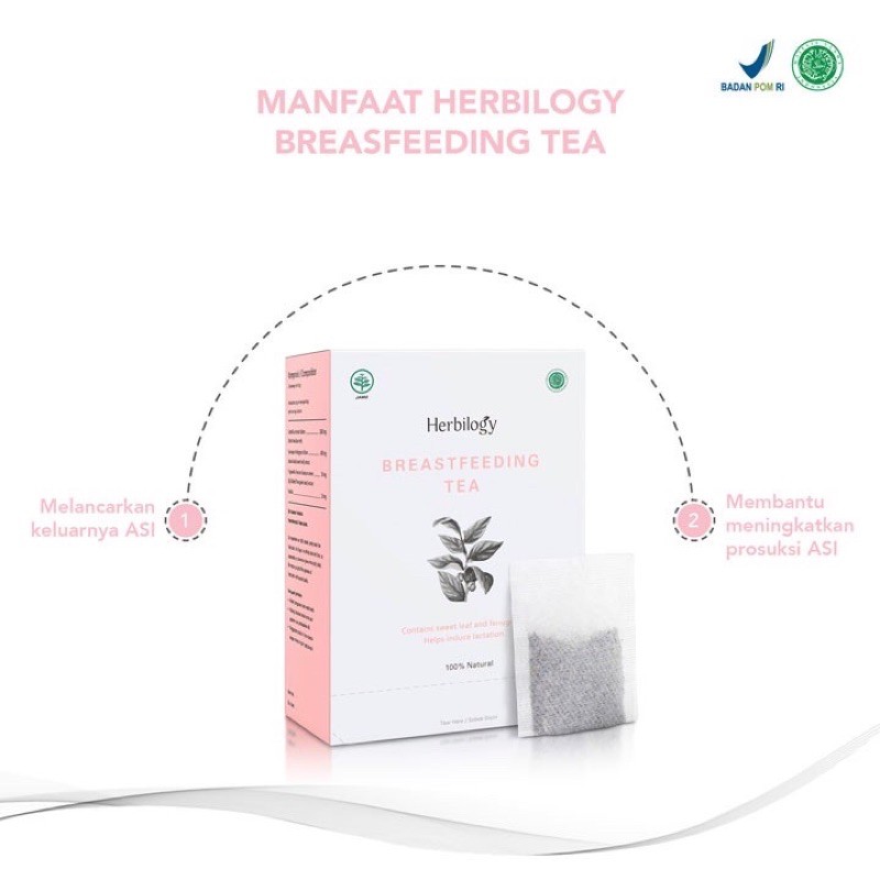 HERBILOGY BREASTFEEDING TEA / PELANCAR ASI, 20teabags