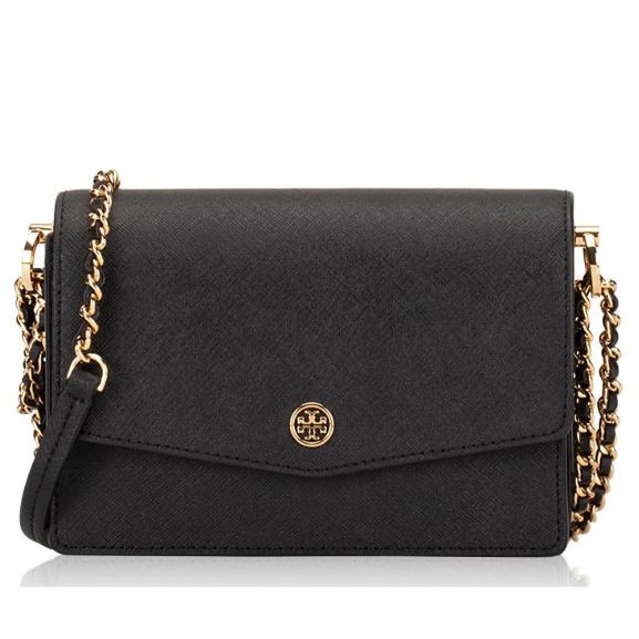 Tory Burch Robinson Mini Shoulder Bag Black - ORIGINAL 100%