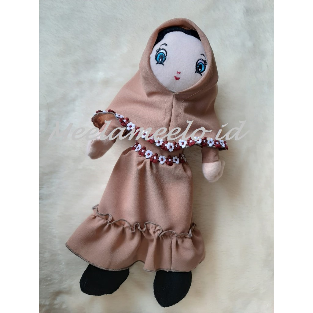 Mainan anak boneka muslimah boneka edukasi boneka meelameelo