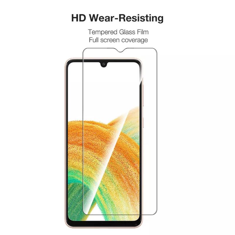 SAMSUNG GALAXY A33 5G TEMPERED GLASS CLEAR 9H SCREEN PROTECTOR PELINDUNG LAYAR TEMPERED GLASS BENING