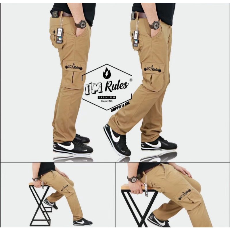 moxsa second store-celana cargo panjang pria celana panjang cargo pria celana cargo pria