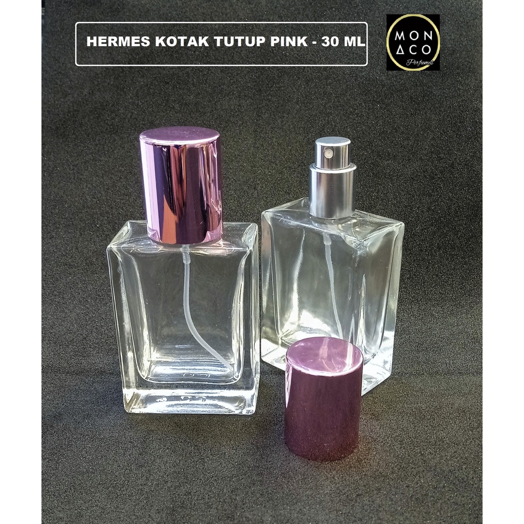 BOTOL HERMESS TUTUP PINK - 30 ML ( DRAT / ULIR )