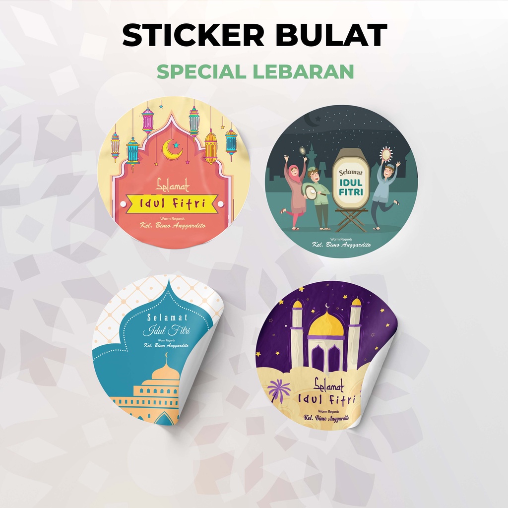 

Artomaringi Stiker Idul Fitri/Stiker Lebaran/Stiker Ucapan Hari Raya F01