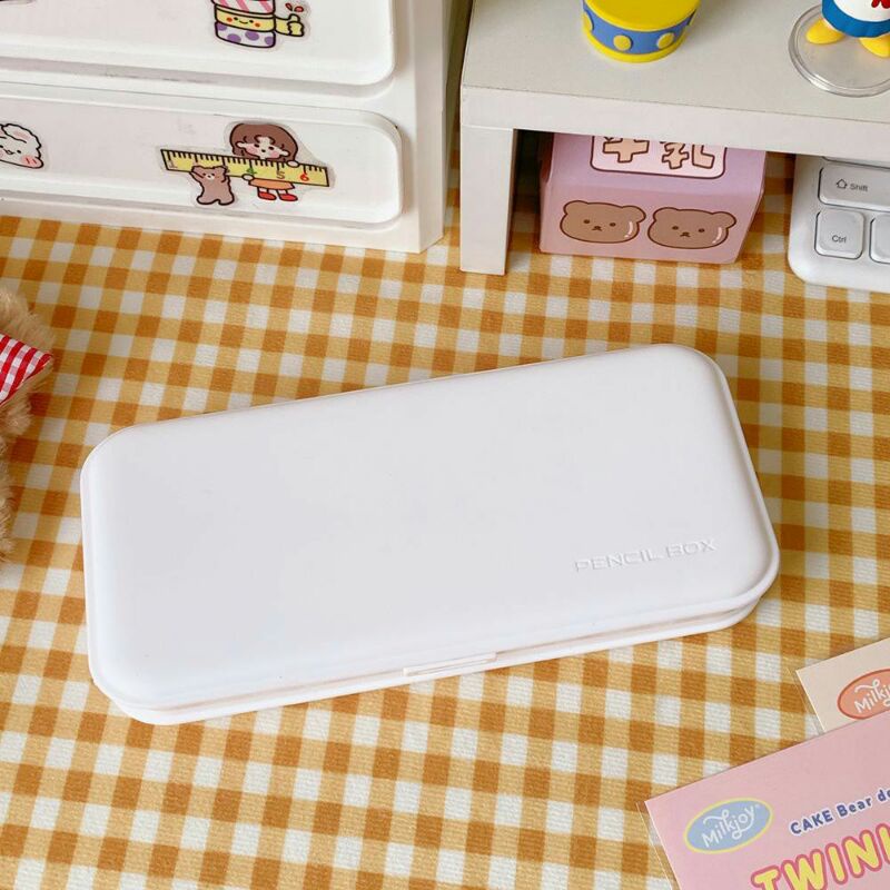 TEMPAT PENSIL/PENCIL CASE AESTHETIC KOREAN STYLE (FREE STICKER)-3