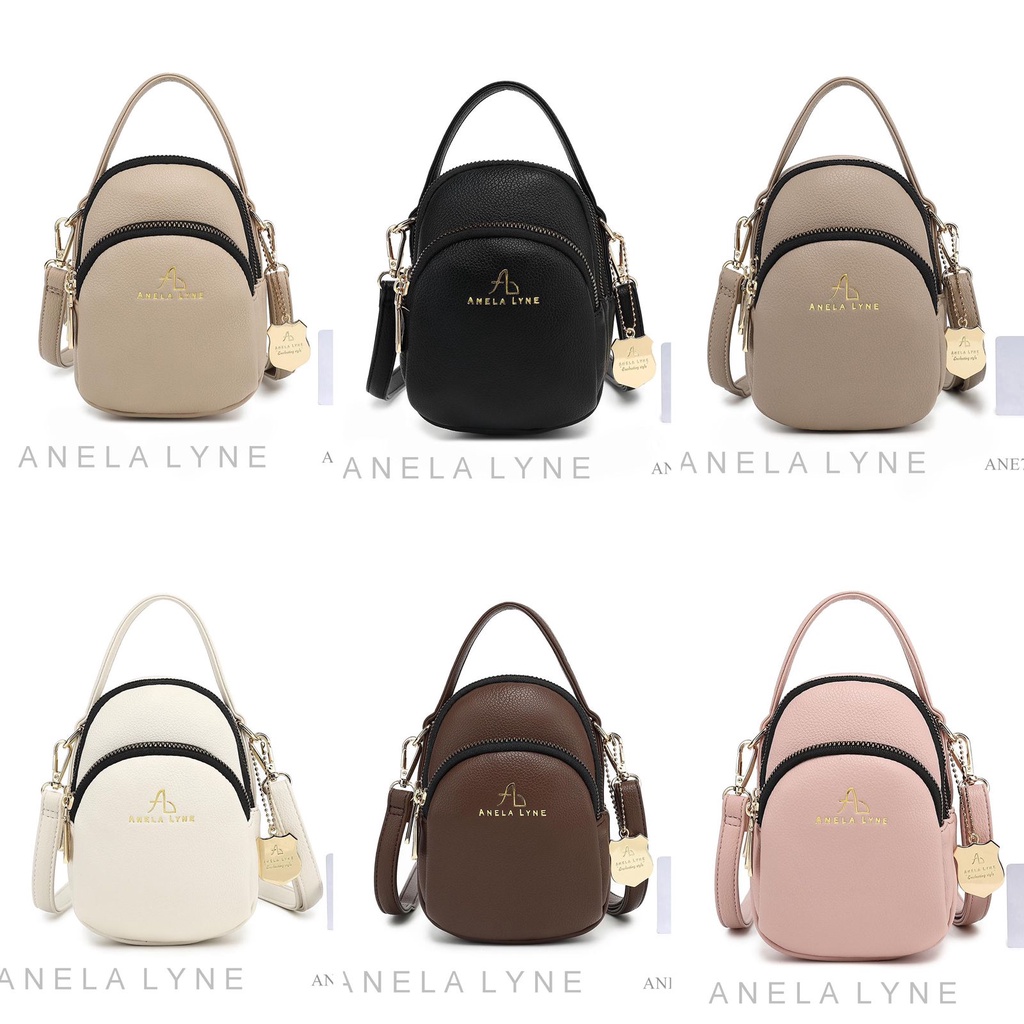 ANELA LYNE TAS SELEMPANG MINI BAG VIOLA 7015 ORIGINAL