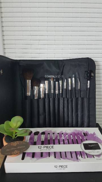 COASTAL SCENTS 12 PIECE BRUSH SET