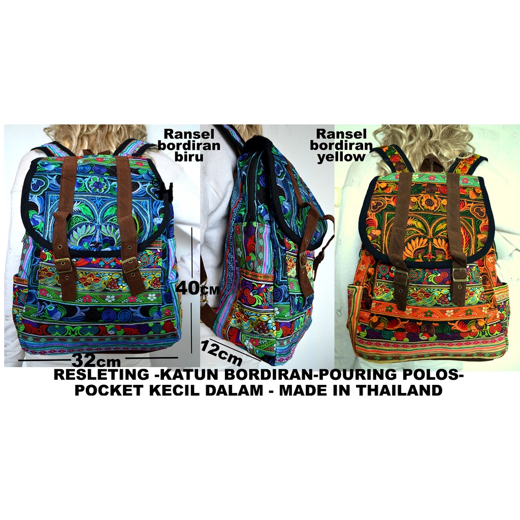 tas bordiran mawar/tas bordiran import/tas thailand/tas slempang/tas etnik/clutch/tas pingang/dompet