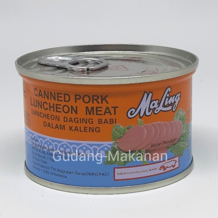 

5ds45ss Tts Maling Pork Luncheon Meat 170Gr - Daging Babi Olahan (Non Halal) - Standard Xa20X1