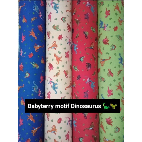 Setelan Anak Babyterry Motif HAPPY ANIMAL/ DINO Setelan Anak Kekinian SETELAN DINO