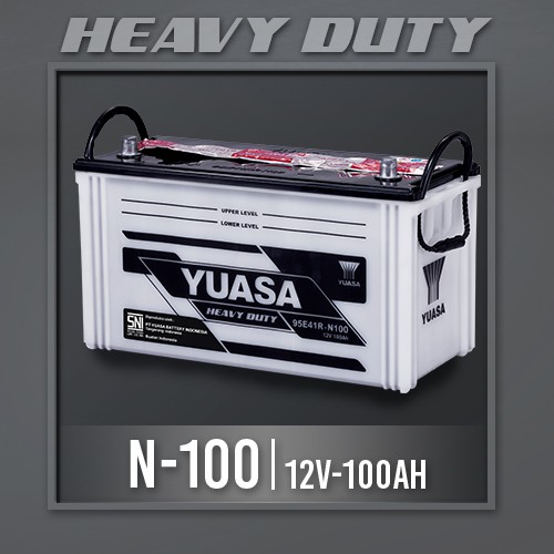 YUASA AKI MOBIL N-100 HD 100% ORIGINAL