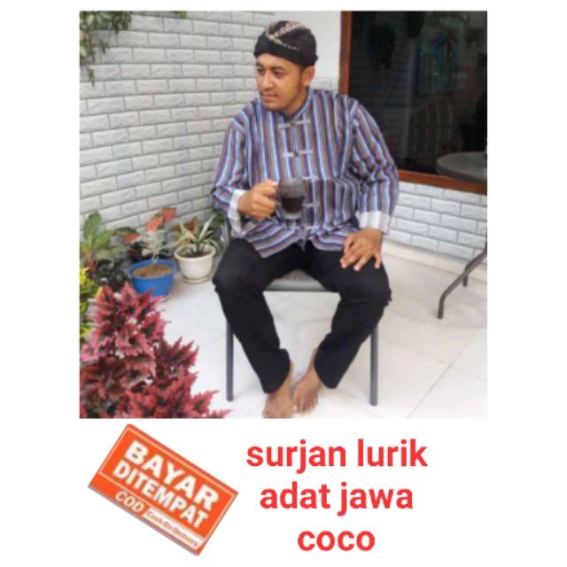 Surjan lurik /BAJU JAWA/ADAT/Model Koko Sanghai