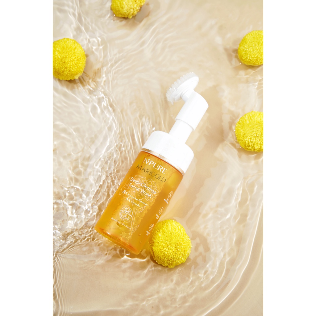 NPURE MARIGOLD DEEP-CLEANSE FACIAL WASH