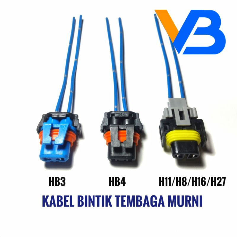 Socket Foglamp H11 H8 H16 H27 HB3 HB4 Socket Foglamp Avanza Soket Foglamp Avanza Soket Lampu Bemper