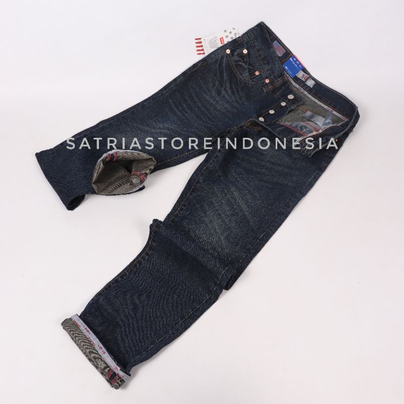 Celana jeans reguler pria