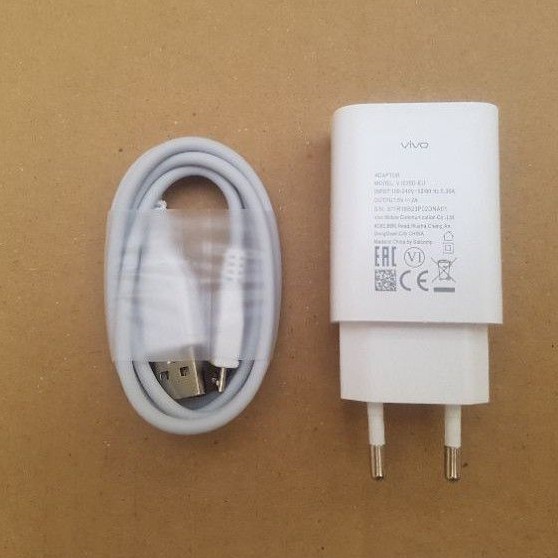 Charger Vivo 2A 5V 10Watt Micro USB Fast Charger V1020 ORIGINAL  100%