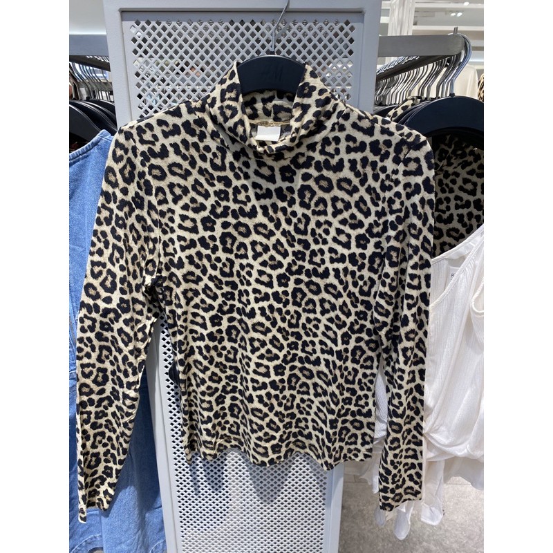 turtleneck leopard H&M