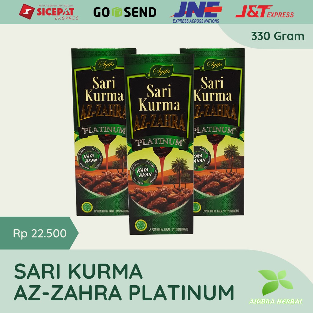 

Sari Kurma Az Zahra Platinum 330Gram Asli Original Azzahra