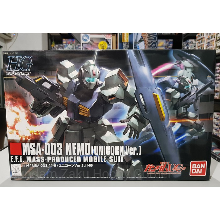 HGUC MSA-003 Nemo (Unicorn ver.) Bandai Gundam zaku