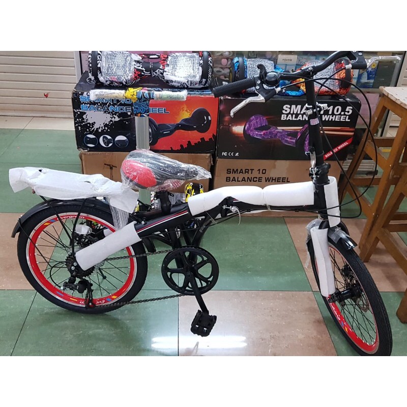 Sepeda Lipat Evergreen 20inch 7speed
