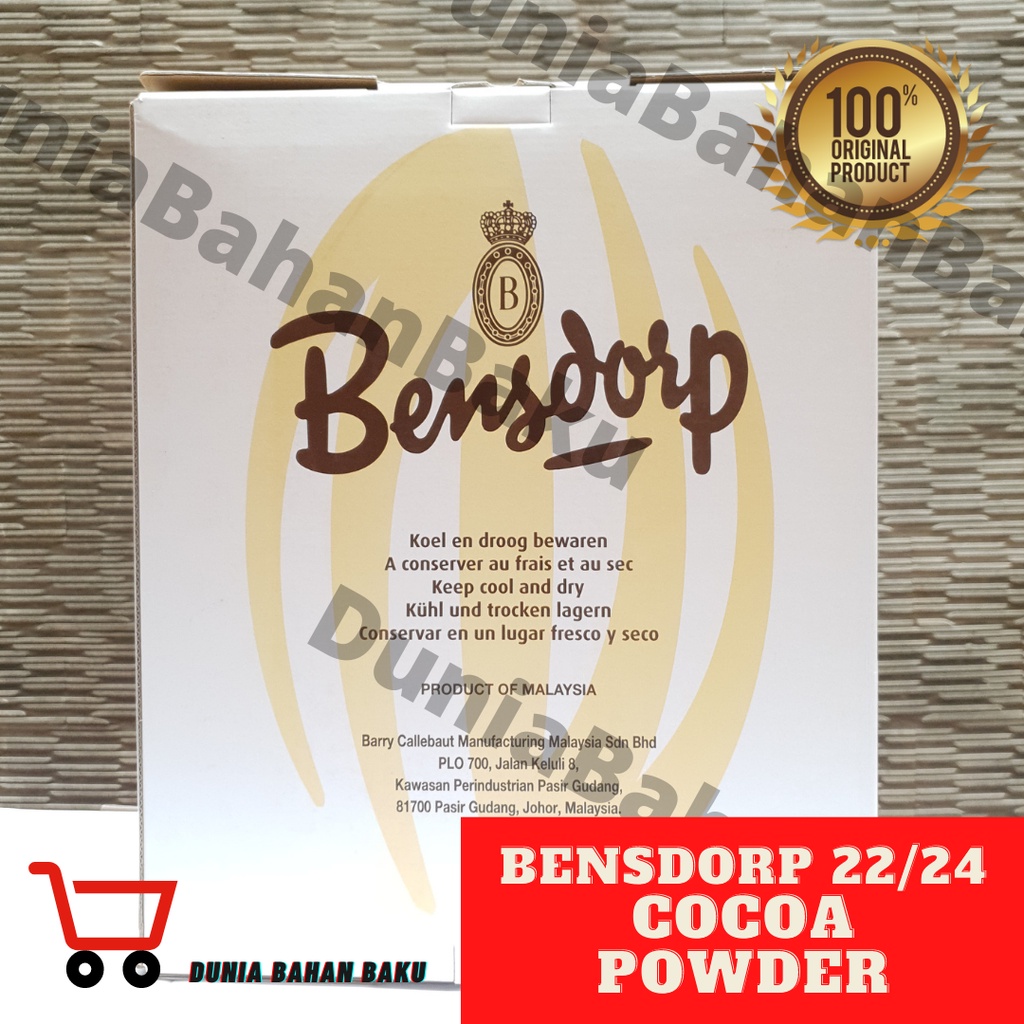 COKLAT BUBUK FAT 22/24 &quot;QUEEN ANNA&quot; BENSDORP 500 g /1 kg | ORI 100%