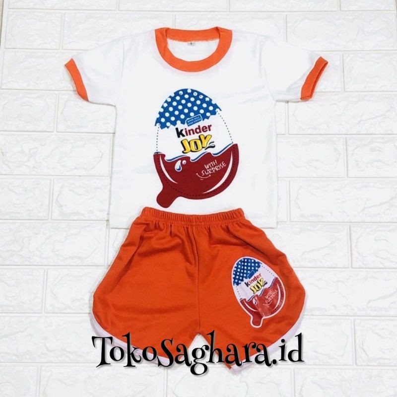 SETELAN BAJU OLAHRAGA ANAK MURAH// MOTIF KINDERJOY//REALPICT MURAH
